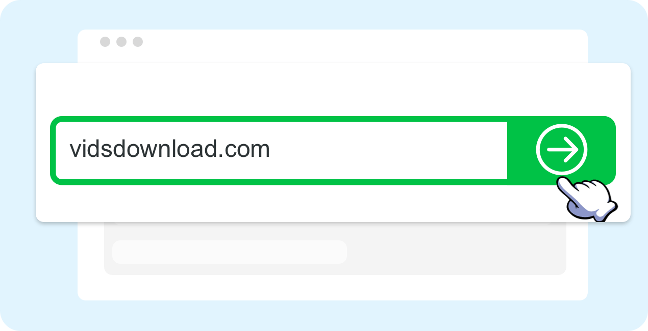 Paste the link on VidsSave
